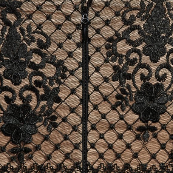 City Chic Black Lace Midi Dress - Picture 6 of 7